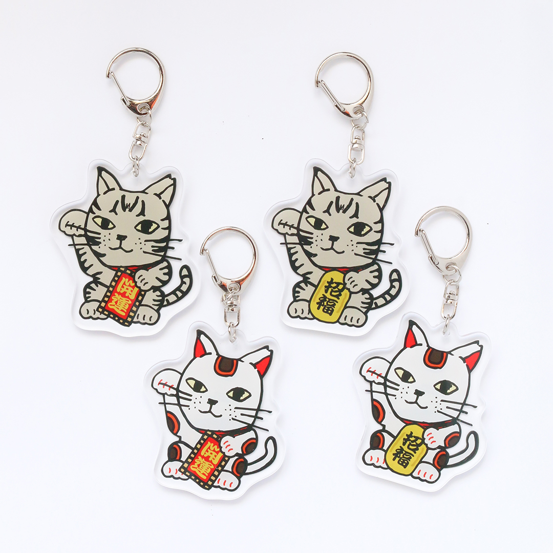 キーホルダー　招きゼニスケ