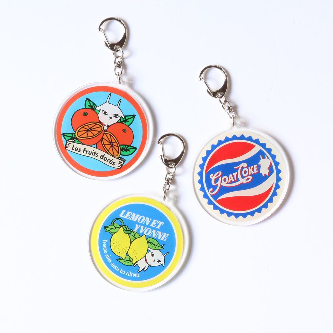 イボンヌキーホルダー　丸