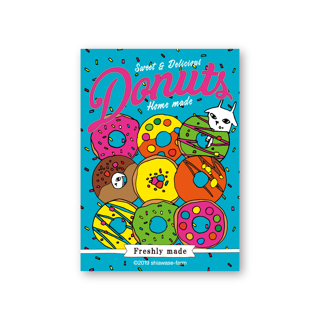 ステッカー　ドーナツ